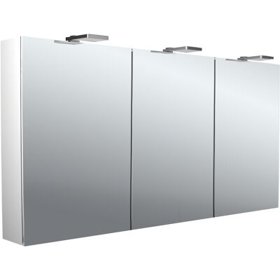 Emco Pure 2 Stil Badezimmerspiegel mit LED, 3 Türen Emco Pure 2 Stil Badezimmerspiegel mit LED, 3 Türen