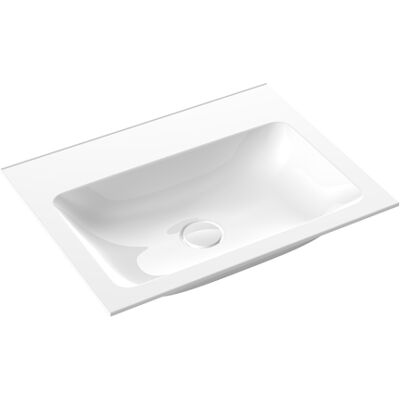 Emco Evo 600 Waschtisch - 611x475mm, 2 Hahnlöcher, Weiß Emco Evo 600 Waschtisch - 611x475mm, 2 Hahnlöcher, Weiß
