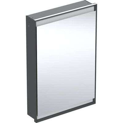 Keramag GmbH Geberit ONE Spiegelschrank - Schwarz Matt/Aluminium - 60x90cm Keramag GmbH Geberit ONE Spiegelschrank - Schwarz Matt/Aluminium - 60x90cm