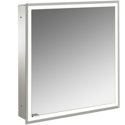 Emco Prime Facelift LED-Spiegelschrank - 600mm, 1 Tür, Aluminium/Espelho Emco Prime Facelift LED-Spiegelschrank - 600mm, 1 Tür, Aluminium/Espelho