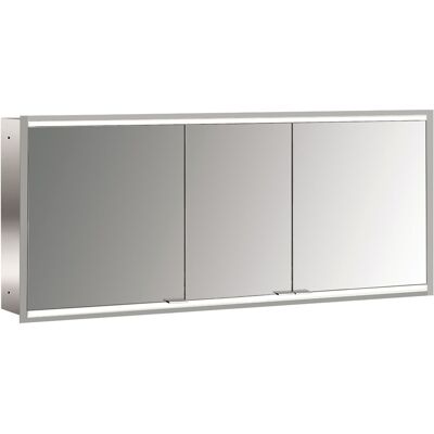 Emco Prime 2 Facelift Aluminium/Weiß Badspiegelschrank - Badezimmermöbel Emco Prime 2 Facelift Aluminium/Weiß Badspiegelschrank - Badezimmermöbel