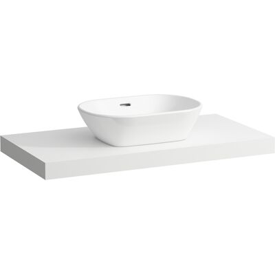 Laufen Lani Waschtischplatte - Wandhängend, Mittiger Ausschnitt, 985x495x65mm Laufen Lani Waschtischplatte - Wandhängend, Mittiger Ausschnitt, 985x495x65mm