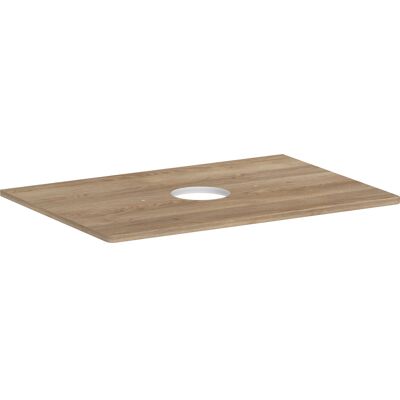 Hansgrohe Xelu Q Konsole mit runden Ausschnitt mittig, 780x550, für Aufsatzwaschtisch, ohne Hahnloch, 54113230 Hansgrohe Xelu Q Konsole mit runden Ausschnitt mittig, 780x550, für Aufsatzwaschtisch, ohne Hahnloch, 54113230