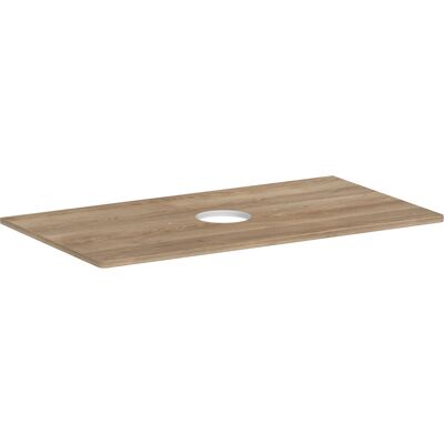 Hansgrohe Xelu Q Konsole mit runden Ausschnitt mittig, 980x550, für Aufsatzwaschtisch, ohne Hahnloch, 54114230 Hansgrohe Xelu Q Konsole mit runden Ausschnitt mittig, 980x550, für Aufsatzwaschtisch, ohne Hahnloch, 54114230