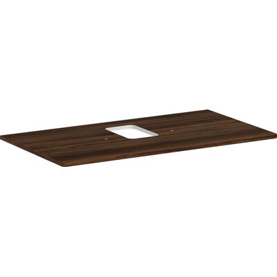Hansgrohe Xelu Q Konsole - Mitt Ausschnitt, 980x550mm - Wandmontage - Nussbaum Dunkel Hansgrohe Xelu Q Konsole - Mitt Ausschnitt, 980x550mm - Wandmontage - Nussbaum Dunkel