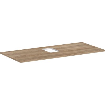 Hansgrohe Xelu Q Natur Eiche Konsole - Wandmontage, 1180x550mm, 1 Ausschnitt - Badezimmer Hansgrohe Xelu Q Natur Eiche Konsole - Wandmontage, 1180x550mm, 1 Ausschnitt - Badezimmer