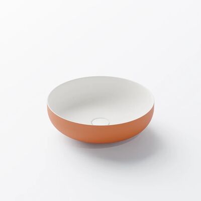 Steinberg Modell 440 Runde Waschtisch aus Solid Surface - Waschbecken Steinberg Modell 440 Runde Waschtisch aus Solid Surface - Waschbecken
