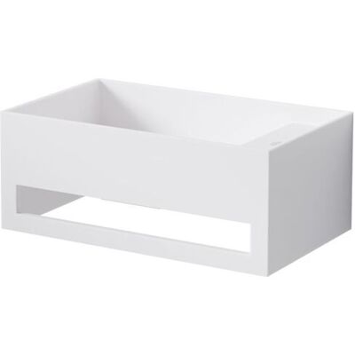Steinberg Serie 440 Wand-Waschtisch, mit Überlauf, mit Hahnloch rechts, 500x300x200mm, SOLIDSurface, 4407000W Steinberg Serie 440 Wand-Waschtisch, mit Überlauf, mit Hahnloch rechts, 500x300x200mm, SOLIDSurface, 4407000W