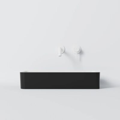 Steinberg Modell 4407140SW - Rechteckiger Aufsatzwaschtisch - Solid Surface Steinberg Modell 4407140SW - Rechteckiger Aufsatzwaschtisch - Solid Surface
