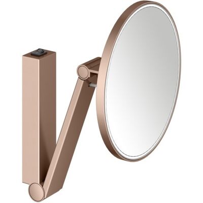 KEUCO iLook_move Kosmetikspiegel 17612299004 - Wandmodell, 5-fache Vergrößerung, LED, Rotgold KEUCO iLook_move Kosmetikspiegel 17612299004 - Wandmodell, 5-fache Vergrößerung, LED, Rotgold