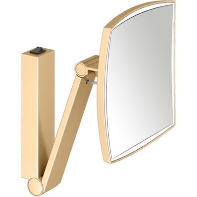 KEUCO iLook_move Kosmetikspiegel - Gebürstetes Messing - 5-fache Vergrößerung - LED-Beleuchtung - Wandmontage KEUCO iLook_move Kosmetikspiegel - Gebürstetes Messing - 5-fache Vergrößerung - LED-Beleuchtung - Wandmontage