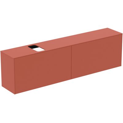 Ideal Standard Waschtischunterschrank, 2 Auszüge, Ausschnitt wahlweise links/rechts, 1987x373x550mm, T3998Y3 Ideal Standard Waschtischunterschrank, 2 Auszüge, Ausschnitt wahlweise links/rechts, 1987x373x550mm, T3998Y3
