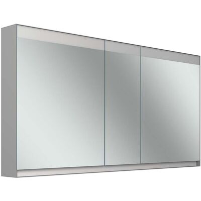 W. Schneider GmbH Schneider ADVANCED Line Superior LED Lichtspiegelschrank - 3 Türen, grau, 150x76x14.7cm W. Schneider GmbH Schneider ADVANCED Line Superior LED Lichtspiegelschrank - 3 Türen, grau, 150x76x14.7cm