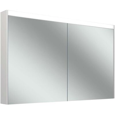 Schneider Aluminium Spiegelschrank - 2 Türen 60/60cm, LED, 1195x123x743mm - Spiegelschrank Schneider Aluminium Spiegelschrank - 2 Türen 60/60cm, LED, 1195x123x743mm - Spiegelschrank