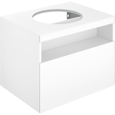 Keuco Wandmontierter Badschrank - 650x625x490mm - Weiß Glänzend - Modell 32853300100 Keuco Wandmontierter Badschrank - 650x625x490mm - Weiß Glänzend - Modell 32853300100