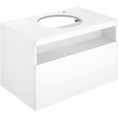 Keuco Stageline Wandhängbarer Waschtisch-Unterschrank - Weiß Glänzend - Modell 32865300100 Keuco Stageline Wandhängbarer Waschtisch-Unterschrank - Weiß Glänzend - Modell 32865300100