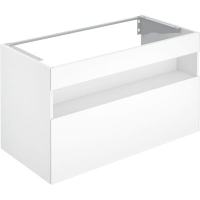 Keuco Stageline Wandmontierter Waschtischunterschrank mit LED-Beleuchtung Keuco Stageline Wandmontierter Waschtischunterschrank mit LED-Beleuchtung