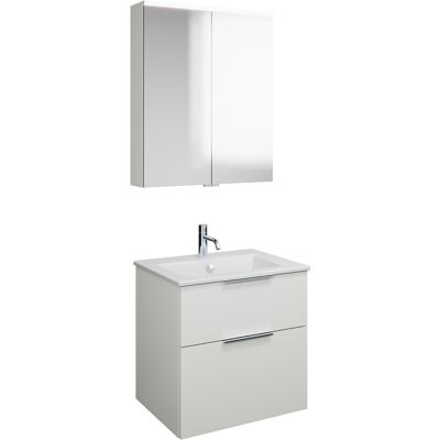 burgbad Eqio Set, bestehend aus Spiegelschrank, Keramik-Waschtisch Slim und Waschtischunterschrank, Breite 820mm, SHCP082F2009C0001G0146 burgbad Eqio Set, bestehend aus Spiegelschrank, Keramik-Waschtisch Slim und Waschtischunterschrank, Breite 820mm, SHCP082F2009C0001G0146