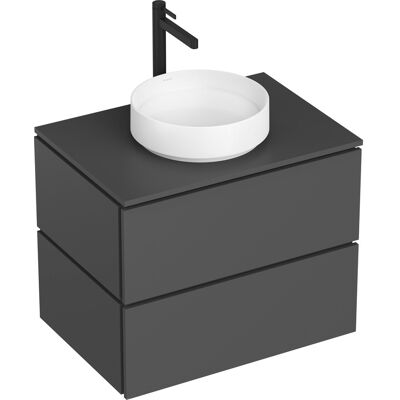 Hansgrohe Xilesa E Waschtischunterschrank, 2 Schubkästen PushOpen, für Konsole Ausschnitt mittig, 780x550x620mm, 54300760 Hansgrohe Xilesa E Waschtischunterschrank, 2 Schubkästen PushOpen, für Konsole Ausschnitt mittig, 780x550x620mm, 54300760