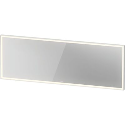Duravit L-Cube Spiegel mit integrierter Beleuchtung, eckig, 2000x700x67mm, Weiß Aluminium Matt, LC7387018180100 Duravit L-Cube Spiegel mit integrierter Beleuchtung, eckig, 2000x700x67mm, Weiß Aluminium Matt, LC7387018180100