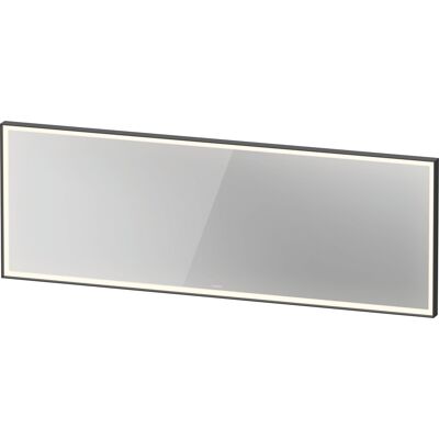 Duravit L-Cube Spiegel Graphit Aluminium Matt - 2000x67x700 mm Duravit L-Cube Spiegel Graphit Aluminium Matt - 2000x67x700 mm
