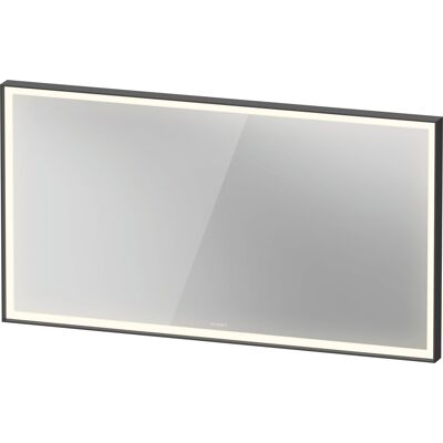 Duravit L-Cube Spiegel Graphit Aluminium Matt 1300x67x700 mm - LC7388049490100 Duravit L-Cube Spiegel Graphit Aluminium Matt 1300x67x700 mm - LC7388049490100