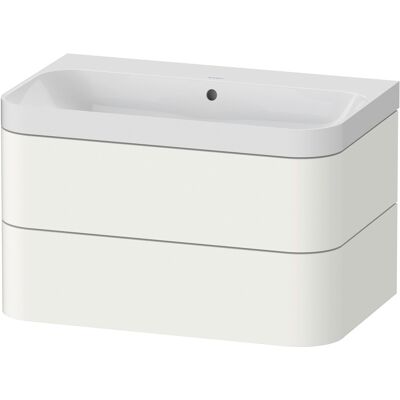 Duravit Happy D.2 Plus c-shaped Set wandhängend,775x490mm, 2 Schubkästen, Ohne Hahnloch, HP4347N3636 Duravit Happy D.2 Plus c-shaped Set wandhängend,775x490mm, 2 Schubkästen, Ohne Hahnloch, HP4347N3636