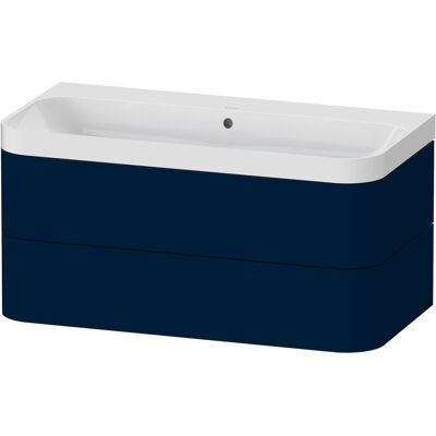 Duravit Happy D.2 Plus C-Form Wandhängendes Waschbecken - Nachtblau Duravit Happy D.2 Plus C-Form Wandhängendes Waschbecken - Nachtblau