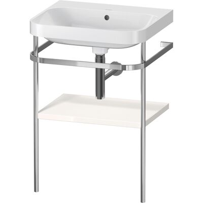 Duravit Happy D.2 Plus C-Form Waschbecken Set - Hochglanz Weiß - HP4835N2222 Duravit Happy D.2 Plus C-Form Waschbecken Set - Hochglanz Weiß - HP4835N2222