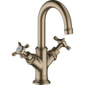 Hansgrohe AXOR Montreux 2-Griff-Waschtischarmatur 160, Zugstangen-Ablaufgarnitur, für Handwaschbecken, 16505820 Hansgrohe AXOR Montreux 2-Griff-Waschtischarmatur 160, Zugstangen-Ablaufgarnitur, für Handwaschbecken, 16505820