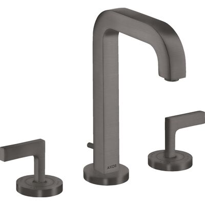 Hansgrohe AXOR Citterio 3-Loch Waschtischarmatur - Brushed Black Chrome Hansgrohe AXOR Citterio 3-Loch Waschtischarmatur - Brushed Black Chrome