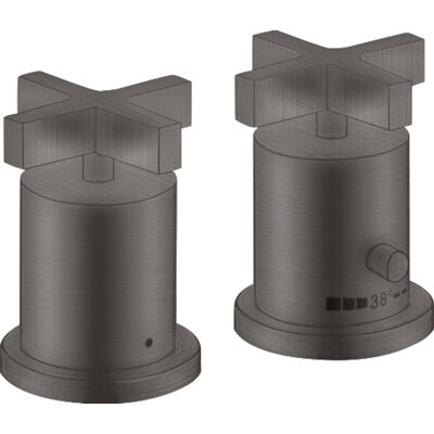Hansgrohe Axor Citterio Thermostat für Badewanne - Brushed Black Chrome - 39480340 Hansgrohe Axor Citterio Thermostat für Badewanne - Brushed Black Chrome - 39480340