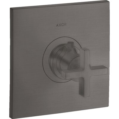 Hansgrohe Axor Citterio Thermostat - 59 l/min - Gebürstetes Schwarzchrom Hansgrohe Axor Citterio Thermostat - 59 l/min - Gebürstetes Schwarzchrom