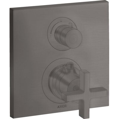 Hansgrohe Axor Citterio Thermostat - Schwarzbrüniert, Wandmontage, 2 Ausgänge Hansgrohe Axor Citterio Thermostat - Schwarzbrüniert, Wandmontage, 2 Ausgänge