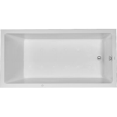 Duravit Starck Whirlpool, Einbauversion, 1 Rückenschräge, Gestell, Ab- und Überlaufgarnitur chrom, Air-System, 1800x900mm, 760050000AS0000 Duravit Starck Whirlpool, Einbauversion, 1 Rückenschräge, Gestell, Ab- und Überlaufgarnitur chrom, Air-System, 1800x900mm, 760050000AS0000