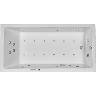 Duravit Starck Whirlpool, Einbauversion, 1 Rückenschräge, Gestell, Ab- und Überlaufgarnitur chrom, Combi-System E, 1800x900mm, 760050000CE1000 Duravit Starck Whirlpool, Einbauversion, 1 Rückenschräge, Gestell, Ab- und Überlaufgarnitur chrom, Combi-System E, 1800x900mm, 760050000CE1000
