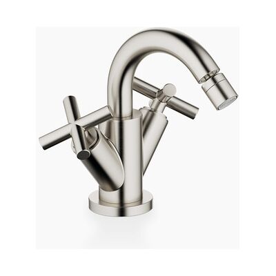 DORNBRACHT Tara Bidet-Einlochbatterie - Gebürstet Platin, 124mm Ausladung, 15° schwenkbar, 7 l/min, Modell 24510892 DORNBRACHT Tara Bidet-Einlochbatterie - Gebürstet Platin, 124mm Ausladung, 15° schwenkbar, 7 l/min, Modell 24510892