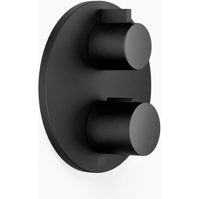 Dornbracht Schwarz Matt Thermostat - Endmontageset mit 2 Manteln & Adaptern Dornbracht Schwarz Matt Thermostat - Endmontageset mit 2 Manteln & Adaptern