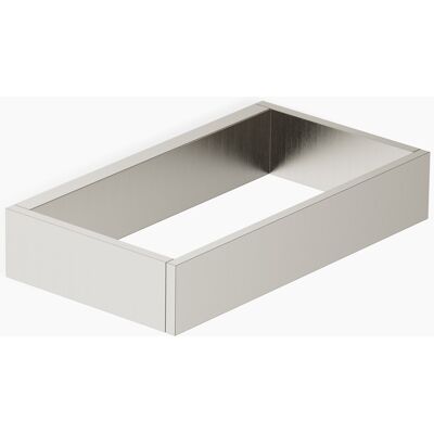 Dornbracht Modell 83200780-06 - Rechteckiger Handtuchring, Gebürstete Platin Dornbracht Modell 83200780-06 - Rechteckiger Handtuchring, Gebürstete Platin