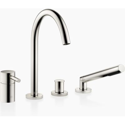 Dornbracht Meta Wannen-Vierlochbatterie - 221 mm, Platin Matt Dornbracht Meta Wannen-Vierlochbatterie - 221 mm, Platin Matt
