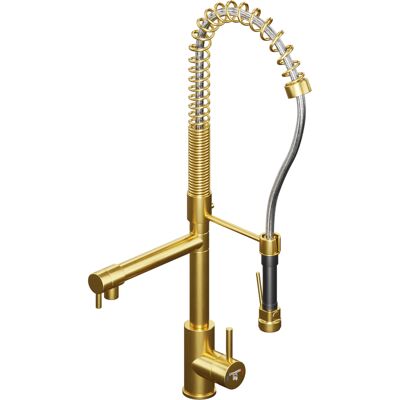 Steinberg Serie 100 Küchenarmatur, mit Handbrause, Ausladung 156mm, schwenkbar, 1001480BG Steinberg Serie 100 Küchenarmatur, mit Handbrause, Ausladung 156mm, schwenkbar, 1001480BG