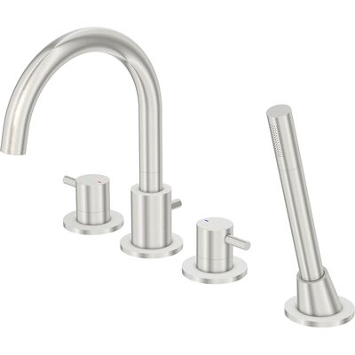 Steinberg Serie 100 Badewannenarmatur, 4-Loch, 192mm Ausladung - Badewannenmischer Steinberg Serie 100 Badewannenarmatur, 4-Loch, 192mm Ausladung - Badewannenmischer