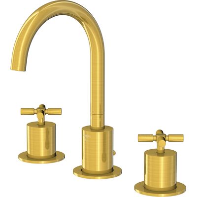 Steinberg Gebürstetes Gold 3-Loch Badezimmerarmatur - Armatur Steinberg Gebürstetes Gold 3-Loch Badezimmerarmatur - Armatur