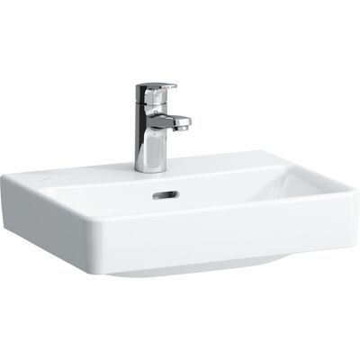 LAUFEN PRO S Handwaschbecken, 1 Hahnloch, mit Überlauf, 450x340mm, H8159610001041 LAUFEN PRO S Handwaschbecken, 1 Hahnloch, mit Überlauf, 450x340mm, H8159610001041