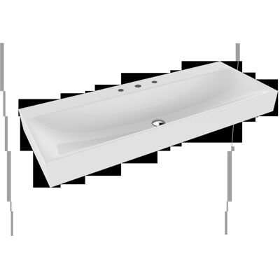 Kaldewei Silenio Wandwaschtisch - 3046, Weiß, 1200x460mm Kaldewei Silenio Wandwaschtisch - 3046, Weiß, 1200x460mm