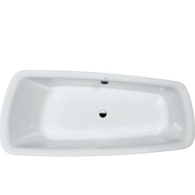 Laufen Palomba Acrylbadewanne - Asymmetrisch, 80mm Rand, Mittlerer Ablauf - 1800x800x455 Laufen Palomba Acrylbadewanne - Asymmetrisch, 80mm Rand, Mittlerer Ablauf - 1800x800x455