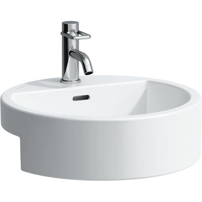 Laufen Living City Halbeinbau-Waschtisch - Weiß - 460x460mm Laufen Living City Halbeinbau-Waschtisch - Weiß - 460x460mm