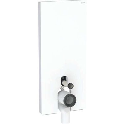 Geberit Monolith Modul für WC - Weiß / Silber - Verstellbare Spülung Geberit Monolith Modul für WC - Weiß / Silber - Verstellbare Spülung