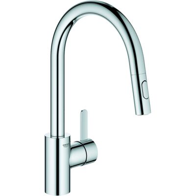 Grohe Eurosmart Cosmopolitan Einhand-Spültischarmatur, Ausladung 223mm, herausziehbare Dual-Spülbrause, schwenkbar, 31481001 Grohe Eurosmart Cosmopolitan Einhand-Spültischarmatur, Ausladung 223mm, herausziehbare Dual-Spülbrause, schwenkbar, 31481001