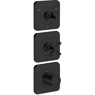 HANS-GROHE Axor Citterio E Thermostatmodul - Hochdruck, 3 Verbraucher, Schwarz Matt HANS-GROHE Axor Citterio E Thermostatmodul - Hochdruck, 3 Verbraucher, Schwarz Matt